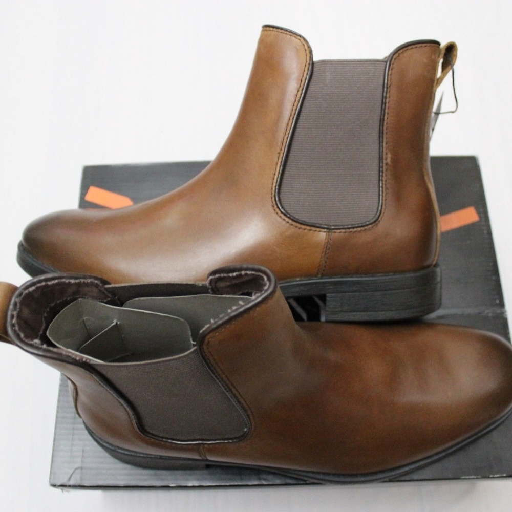 ANDREW MARC BENNETT AUTUMN/BLACK ANKLE BOOT - Picture 3 of 6